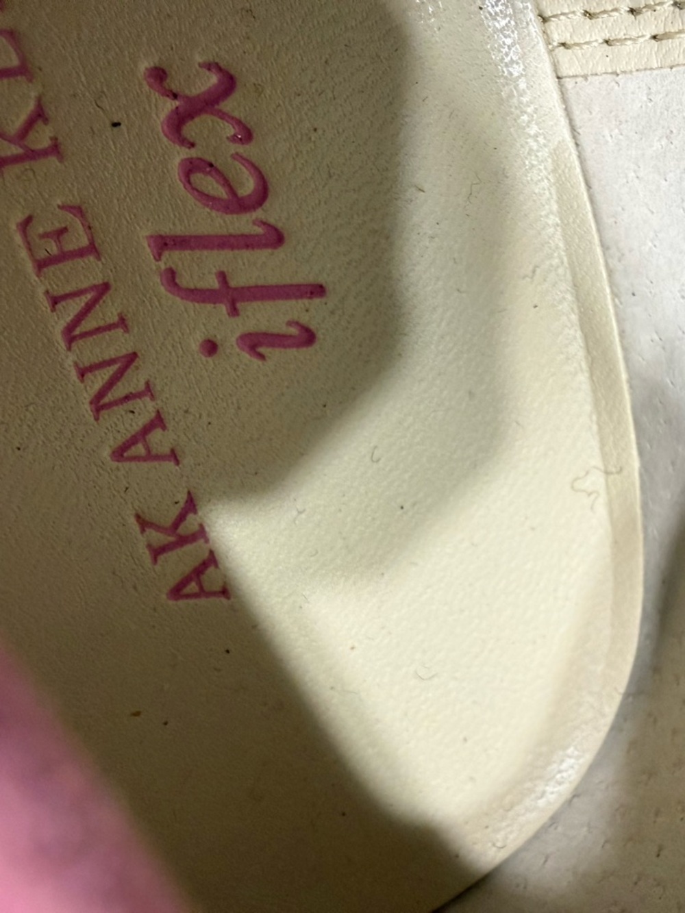 Anne Klein Pink Suede Loafers with Buckle Accent - Picture 9 of 9
